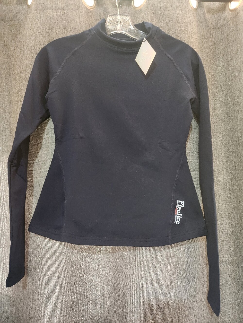 Navy Long-Sleeve Performance Top